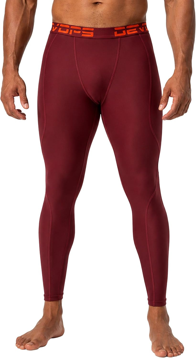 2 or 3 Pack Men'S Compression Pants Athletic Leggings with Pocket/Non-Pocket
