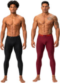 2 or 3 Pack Men'S Compression Pants Athletic Leggings with Pocket/Non-Pocket